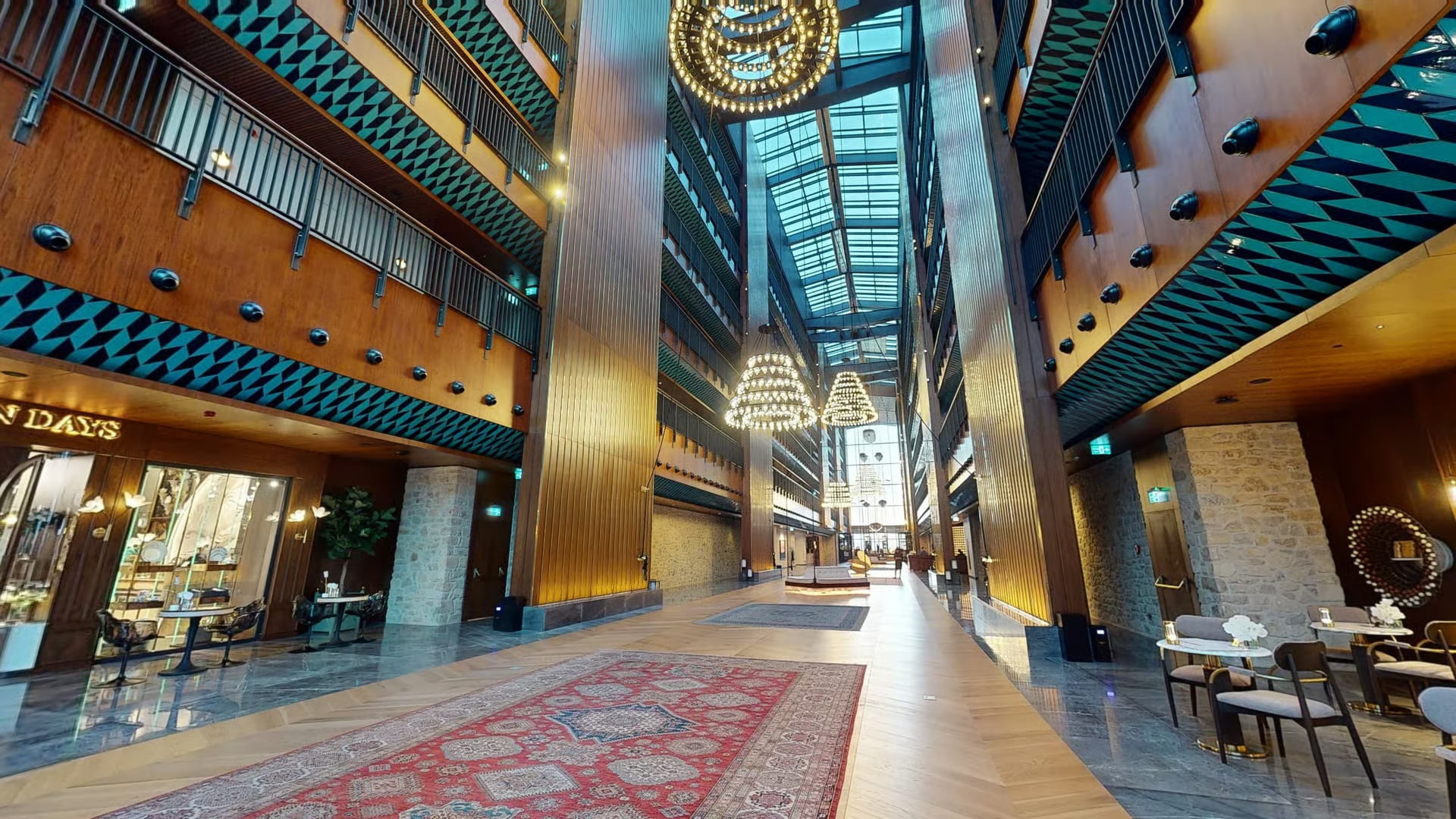 Hotel lobby at Rixos Tersane Istanbul